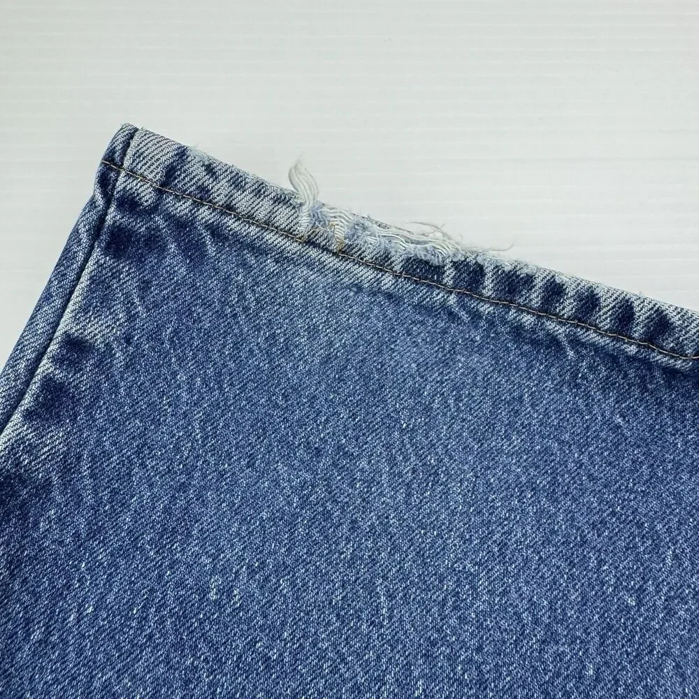 Wrangler Jeans Mens 40x30 Blue Denim Classic Fit Straight Leg 100% Cotton